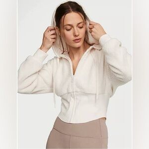 Victoria Secret Teddy Fleece Corset Full Zip